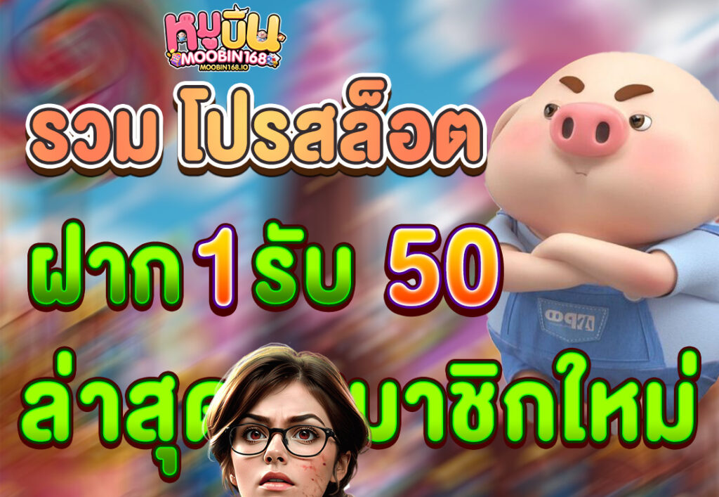 รวม โปรสล็อต ฝาก 1 รับ 50 ล่าสุด ทุกค่าย